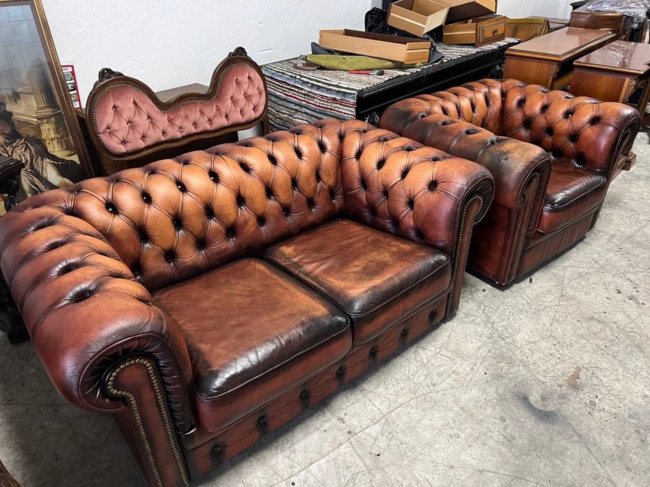 Canapea Chesterfield+ 1 fotoliu!