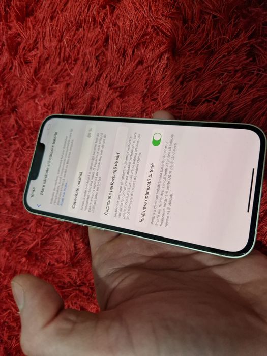 -Iphone 13,Silver, 128Gb, 8Ram, stare foarte buna, bat-89%, doar telef