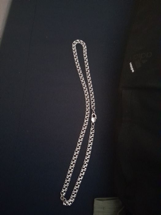 Мужская серебряная цепь