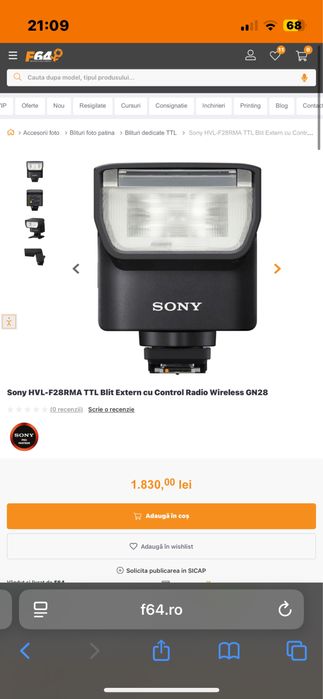 Blit Sony HVL - F28RM