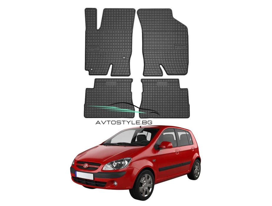 Гумени стелки за Hyundai Getz 2002-2011 г., Frogum - El Toro