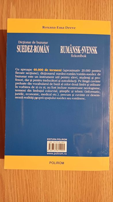 Dictionar de buzunar Suedez-Roman si Roman-Suedez - Roxana Ema Dreve