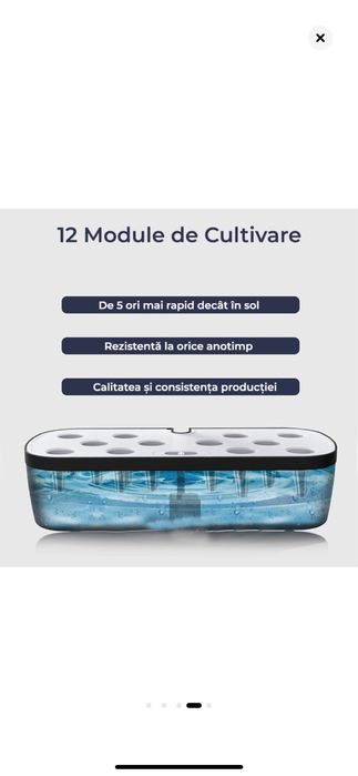 Ghiveci Inteligent,  hidrofonic de Crestere Avansat