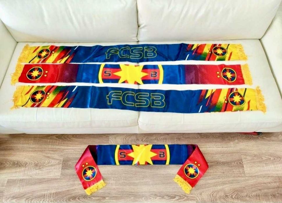 Set FCSB Esarfa + Șapcă FCSB  + Steag Fcsb