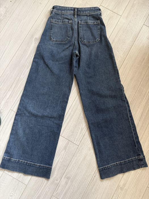 Дамски дънки със широк крачол H&M