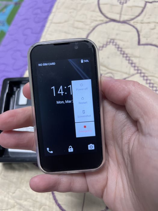 Мини смартфон, 3G WCDMA черен