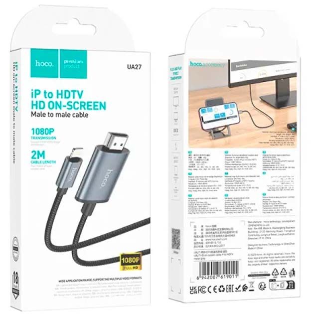 Экранный кабель Lightning to Hdmi 4K