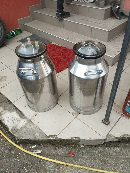 Bidon ,butoi inox pentru muls  lapte40l