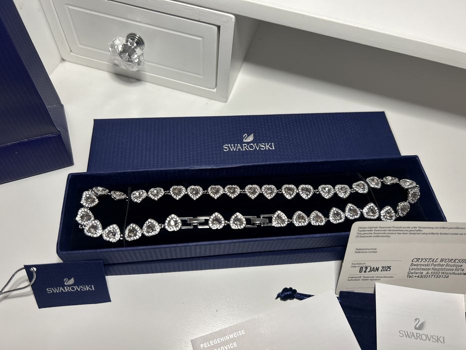 Lantisor Swarovski Una Angelic Inimioara~Produs Nou