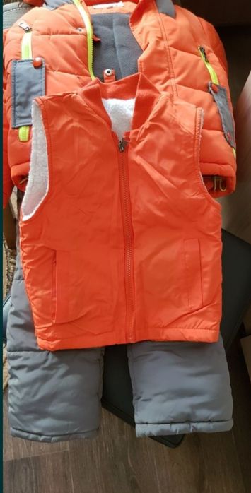 Комбинезон зимний на мальчика, 80см. Обмен.