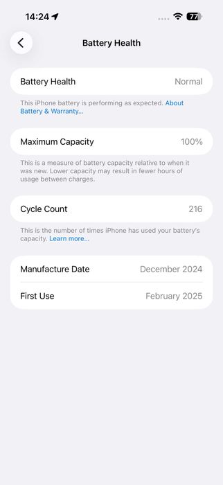 iPhone 16 Pro Max, бял, 256GB eSim