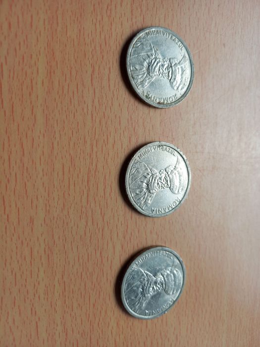 3 monede 100 lei din 1992 si 1993