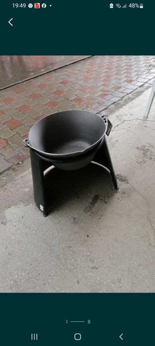 Set Ceaun fontă 10,8 L/139 lei  + suport paravan vânt  Ofertă 329  Lei