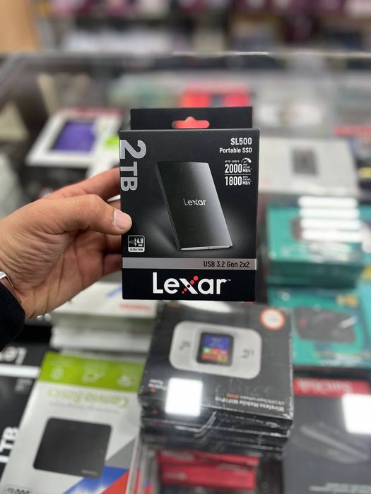 Внешний SSD Lexar SL500 USB 3.2 Gen 2 1050 МБ/с. Есть доставка