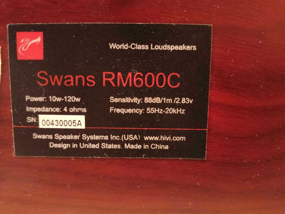 центральная колонка SWANS RM600C