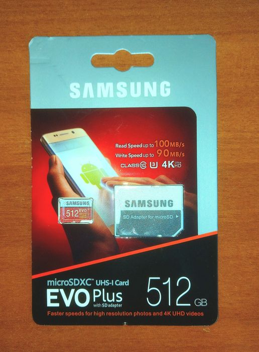 Продам micro sd samsung 512гб