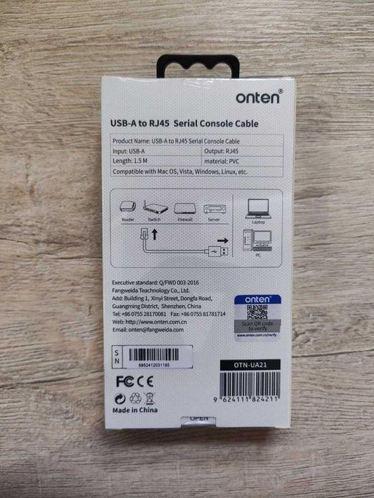 кабели USB onten-ua21