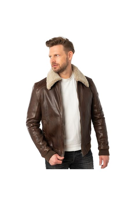 Geaca de Piele Barbati Mauritius Maro MMBrovig