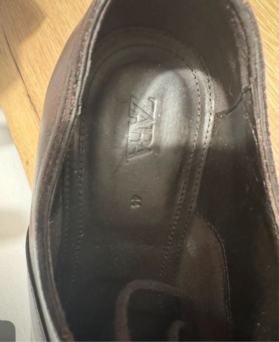 Pantofi barbatesti de piele Zara