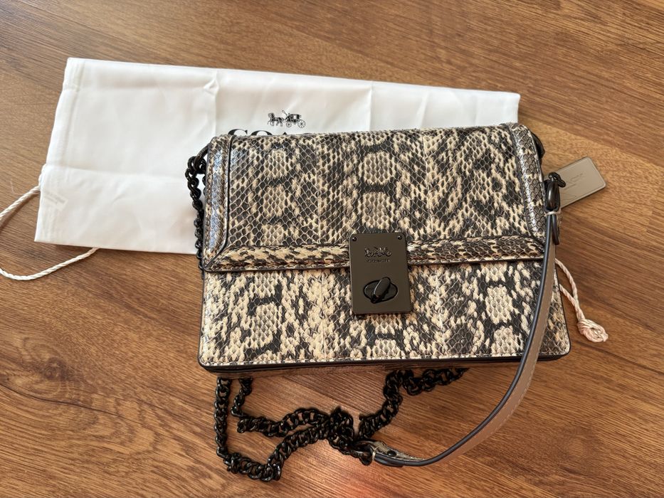 Дамски чанти естествена кожа Coach, Musette