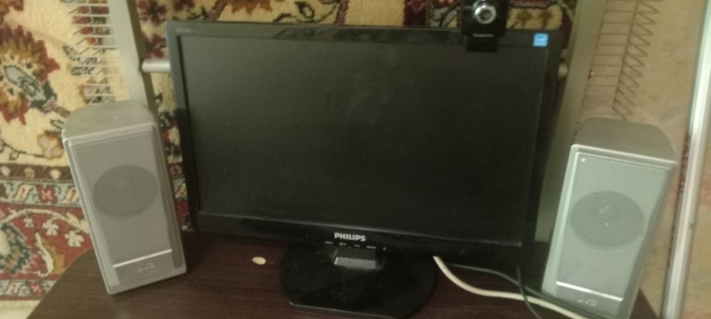 Компьютер полный набор с принтером подерживает фото пичать