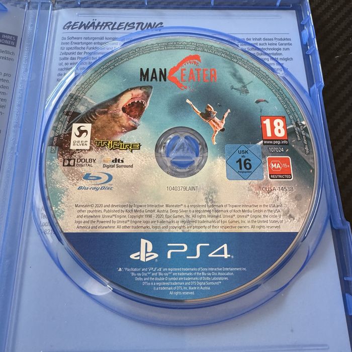 Maneater Man Eater PS4 PS5