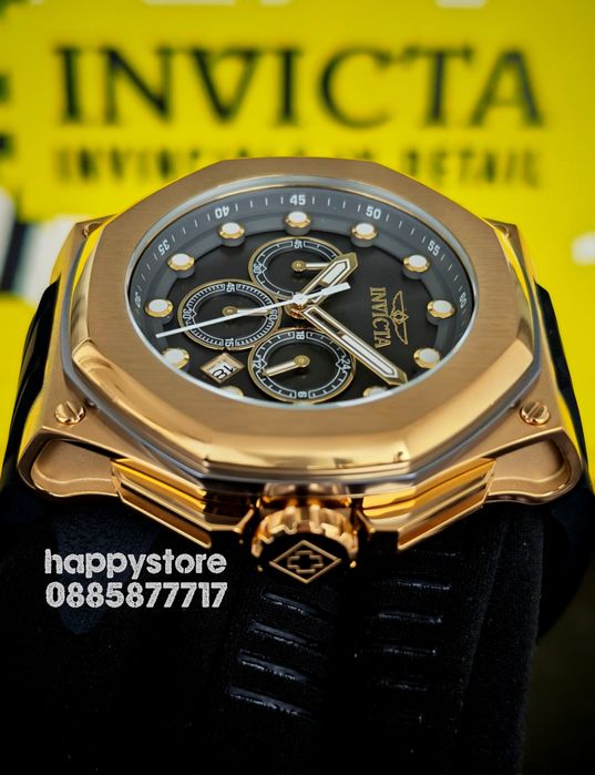 INVICTA Akula Gold 50 mm, Инвикта нов ръчен часовник