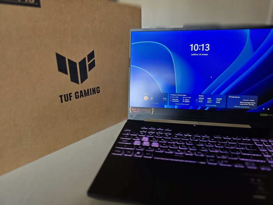 Asus TUF F15 (Qora rang) — Holati ideal, yangidek