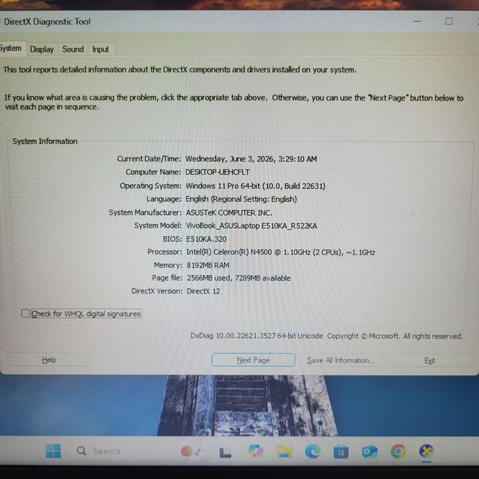 Asus VivoBook Mocan Amanet