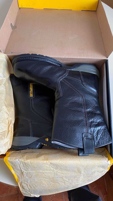 Cizme Caterpillar, piele, steel toe, marimea 44, noi, premium