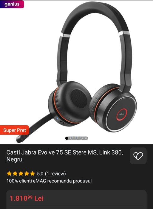 Jabra Evolve 75 SE NOU