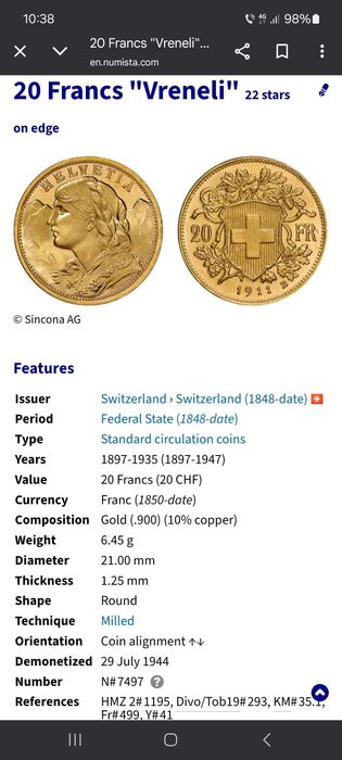 Monede si lingouri de aur investitie protectie de inflatie