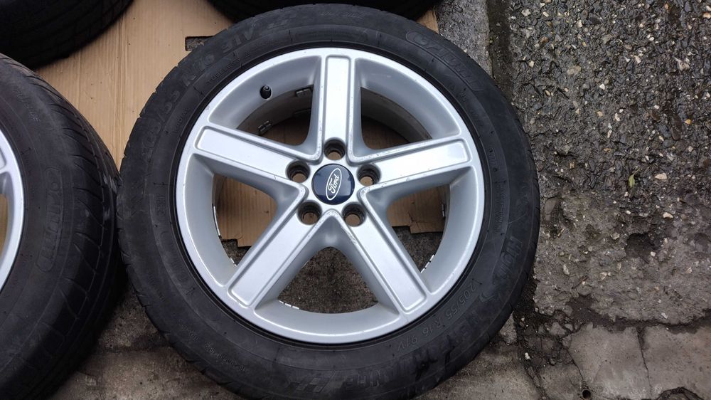 Jante aliaj+anvelope VARA 2023, roti 5x108; 205 55 16 FORD FOCUS ,C MAX,MONDEO , S MAX, CONECT ETC