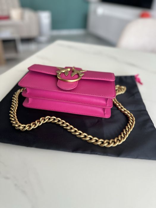 Розова Pinko чанта