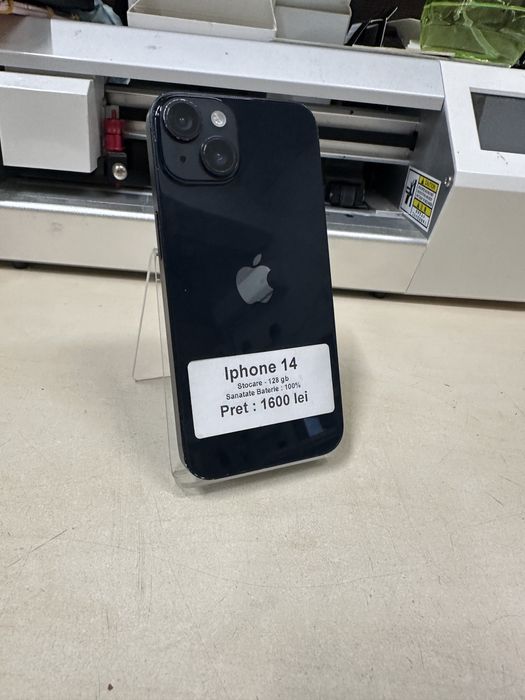 Iphone 14 / 128 gb / 100% baterie / folie sticla cadou