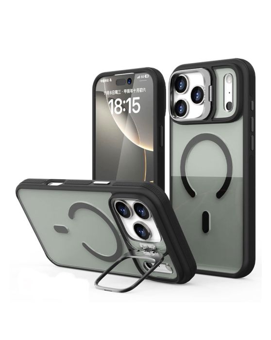 Husa Incarcare Magsafe Stand Folie Iphone 17 17 AIR 17 PRO 17 PRO MAX