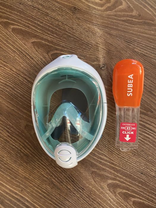 Детски комплект за шнорхелинг + подарък аква обувки