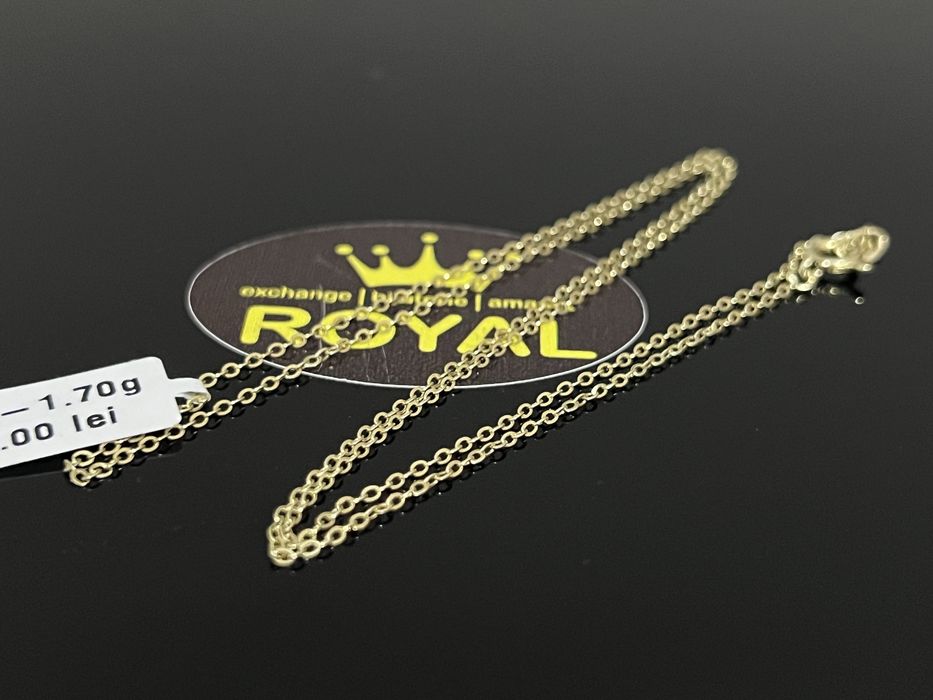Bijuteria Royal CB : Lănțișor aur unisex 14k 1,70gr