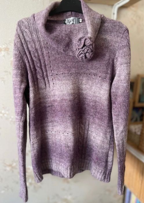 Pulover lână, mohair, alpaca