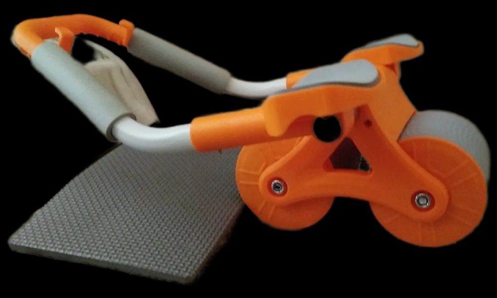 Домашен фитнес ролер с лакътни подложки за коремни упражнения