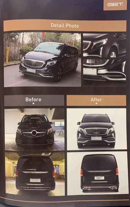 Mercedes Benz Vito W447 Maybach body kit