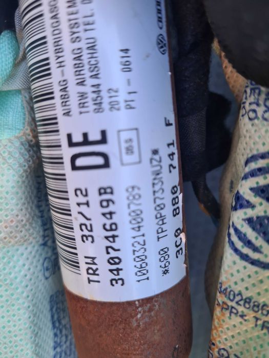 Airbag cortina VW Passat B7