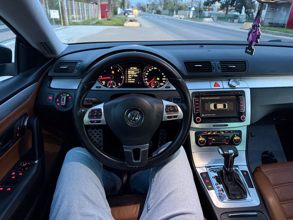 Vw Passat Cc 2.0tdi 140cp Automat Piele coniac full electric/Navi/Padele/Senzori -Import recent