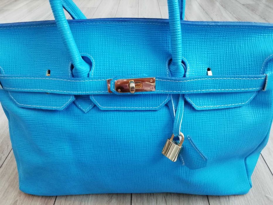 Италианска чанта от естествена кожа