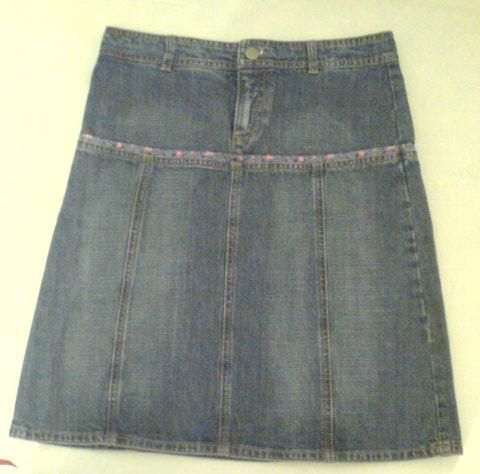 fusta de blugi Stefanel, noua, S