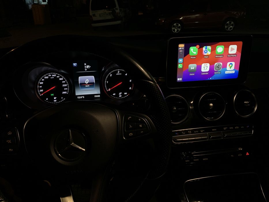 Carplay AMG Меню AndoidAuto Mercedes Agility Sport W205 W213 W212 W218