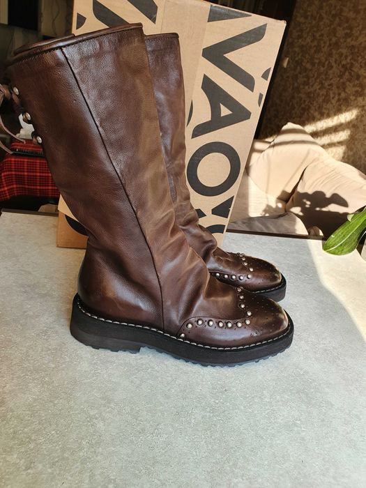 Нови ботуши A.S.98 естествена кожа ном.39