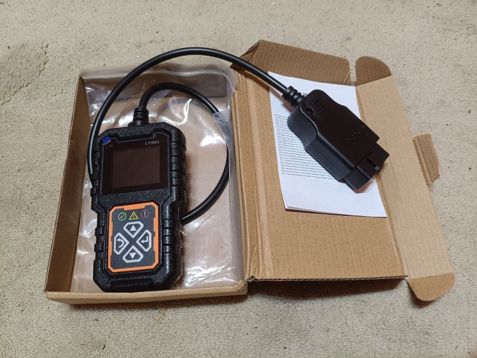 Tester Diagnoza Auto Full OBD2, model CY3001 - Citire si Stergere Coduri de Eroare din Calculator DTC Masina- NOU / SIGILAT