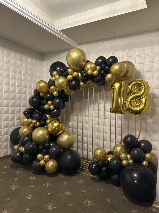 Supurt metalic Auriu fotocorner pentru baloane sau flori