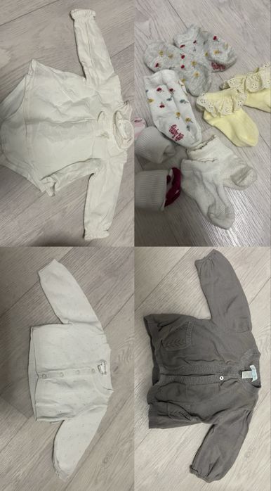 Пакет вещей на девочку 0-3 месяцев